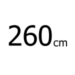 260 cm
