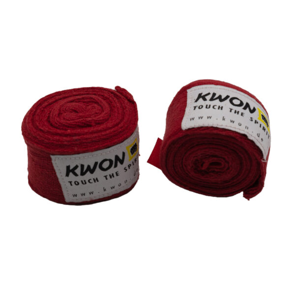 KWON Bandagen unelastisch rot 4,5m