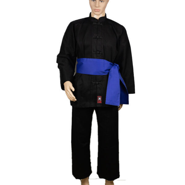 Budodrake Kung Fu Anzug - front mit Schärpe